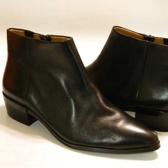 Coach Shoes - COACH Montana Ankle Boots Leather Black Sz 7M NEW